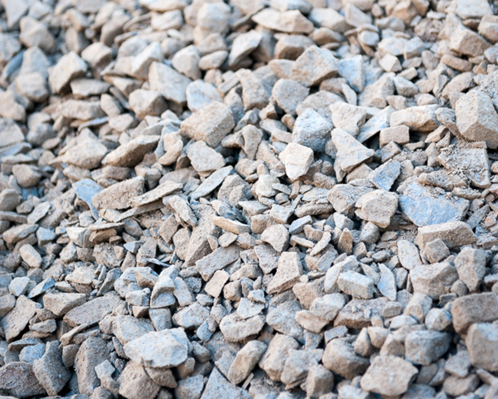 Schüttgut Grauwacke Mineralgemisch
