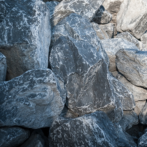 Findlinge auf einem Haufen