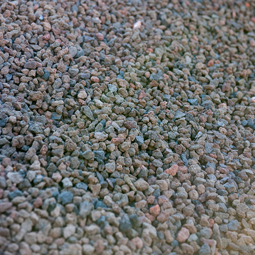 Lavagestein auf einem Haufen